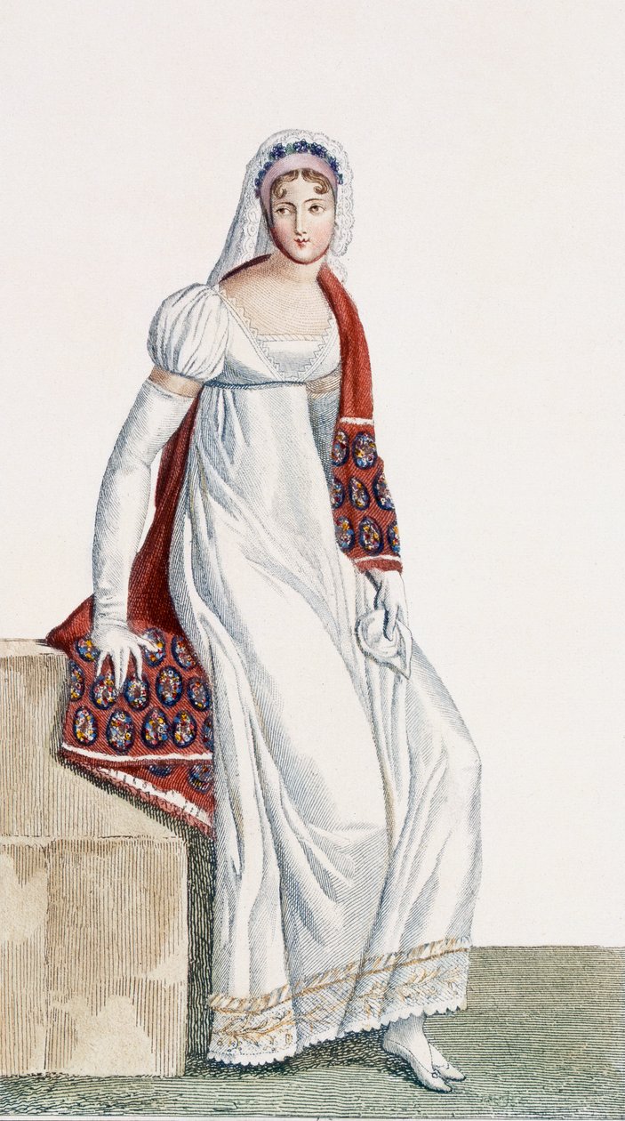 Damedagskjole, 1811 av Pierre de La Mesangere
