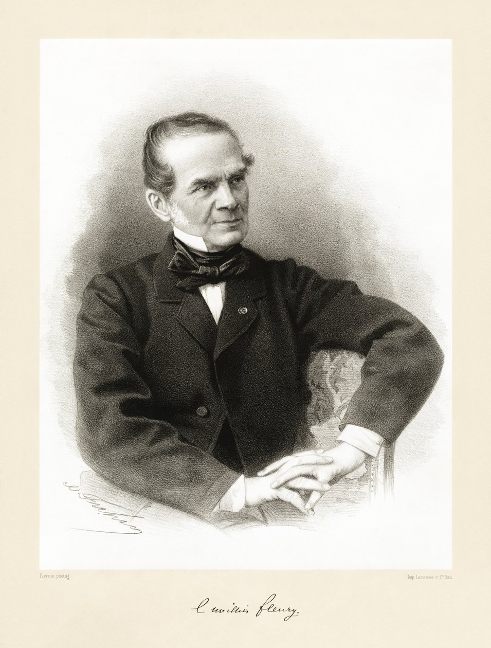 Alfred Auguste Cuvillier-Fleury, 1865-66 av Pierre Louis Pierson