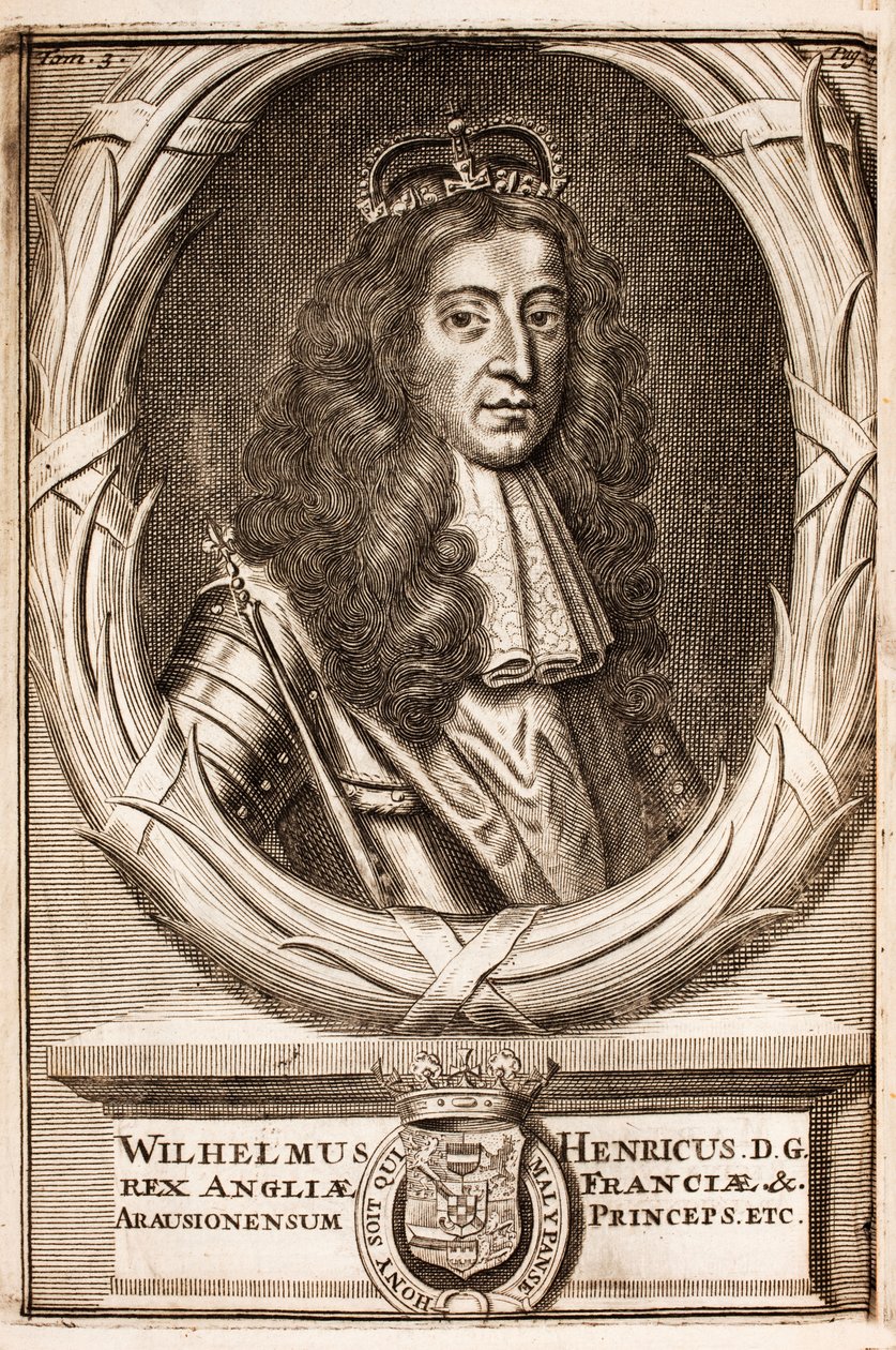 Kong Vilhelm III (1650-1702) av Pierre  Mortier