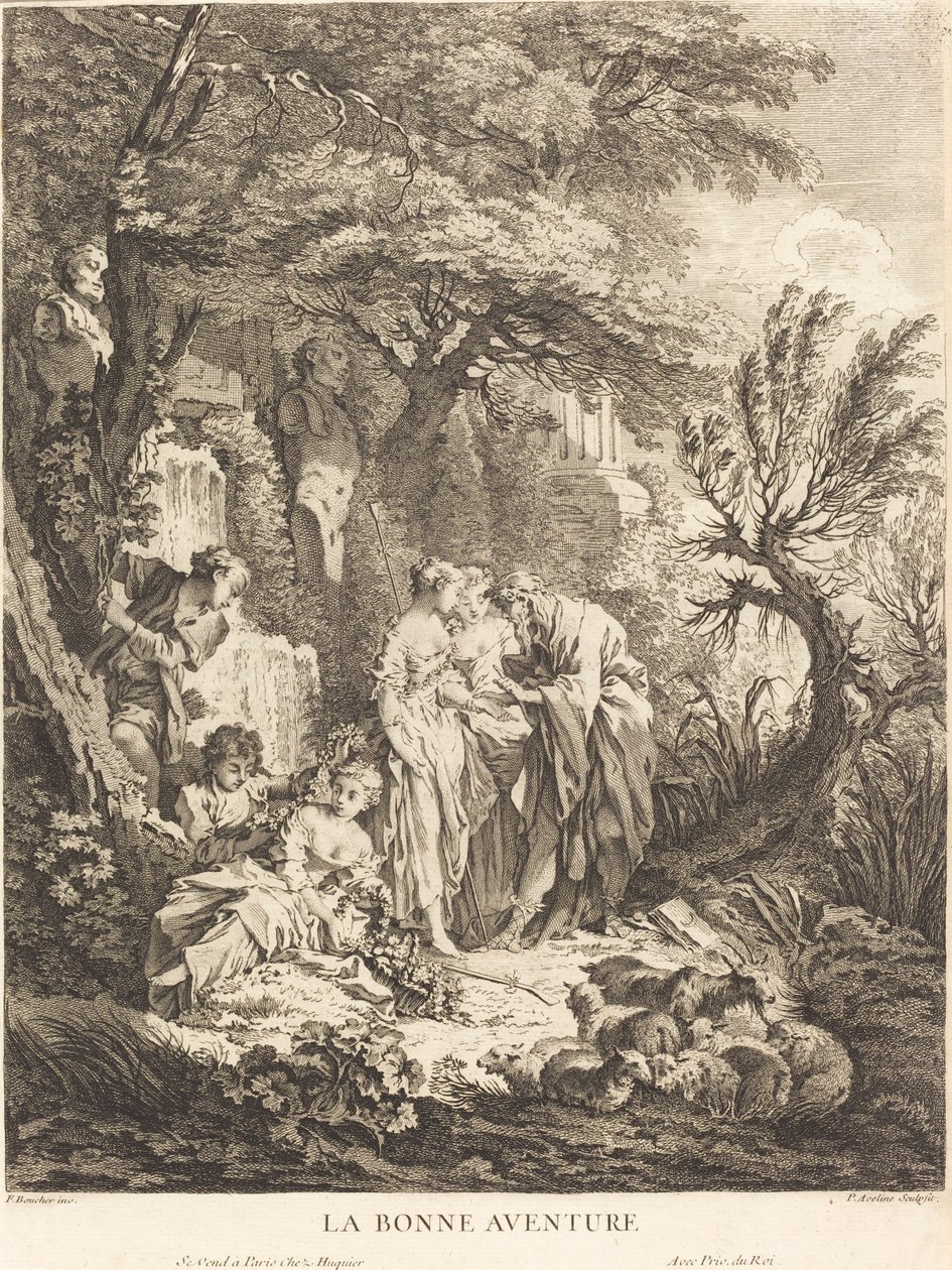Det gode eventyret av Pierre Alexandre Aveline after François Boucher