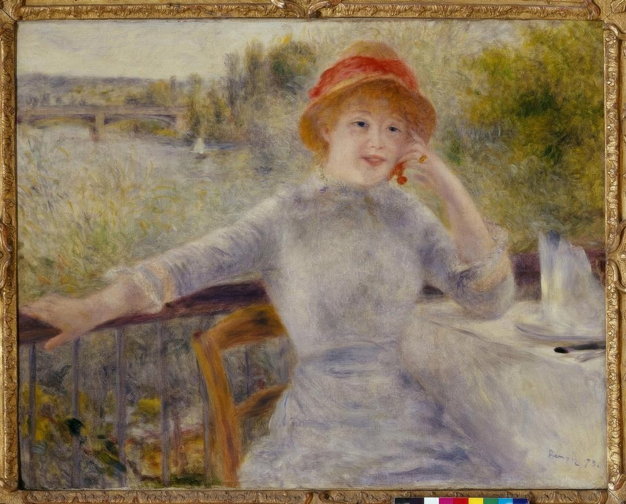 Alphonsine Fournaise av Pierre Auguste Renoir
