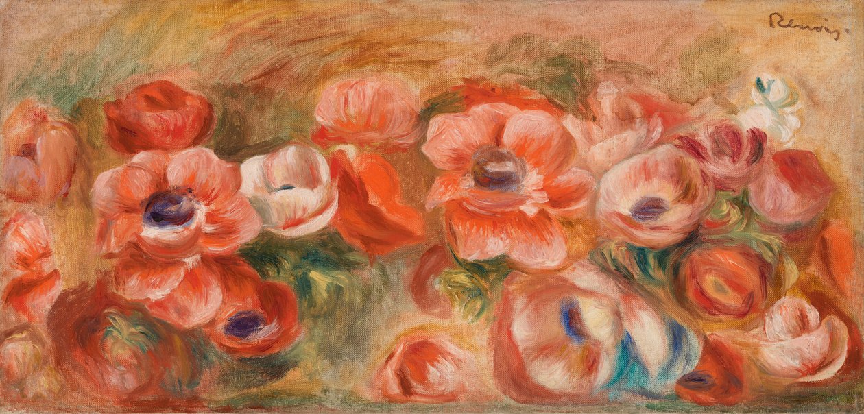 Anemoner (Anemoner) av Pierre Auguste Renoir