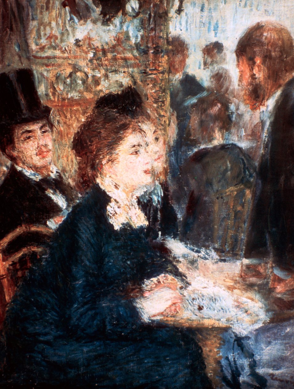 På kafeen, c1877 av Pierre Auguste Renoir