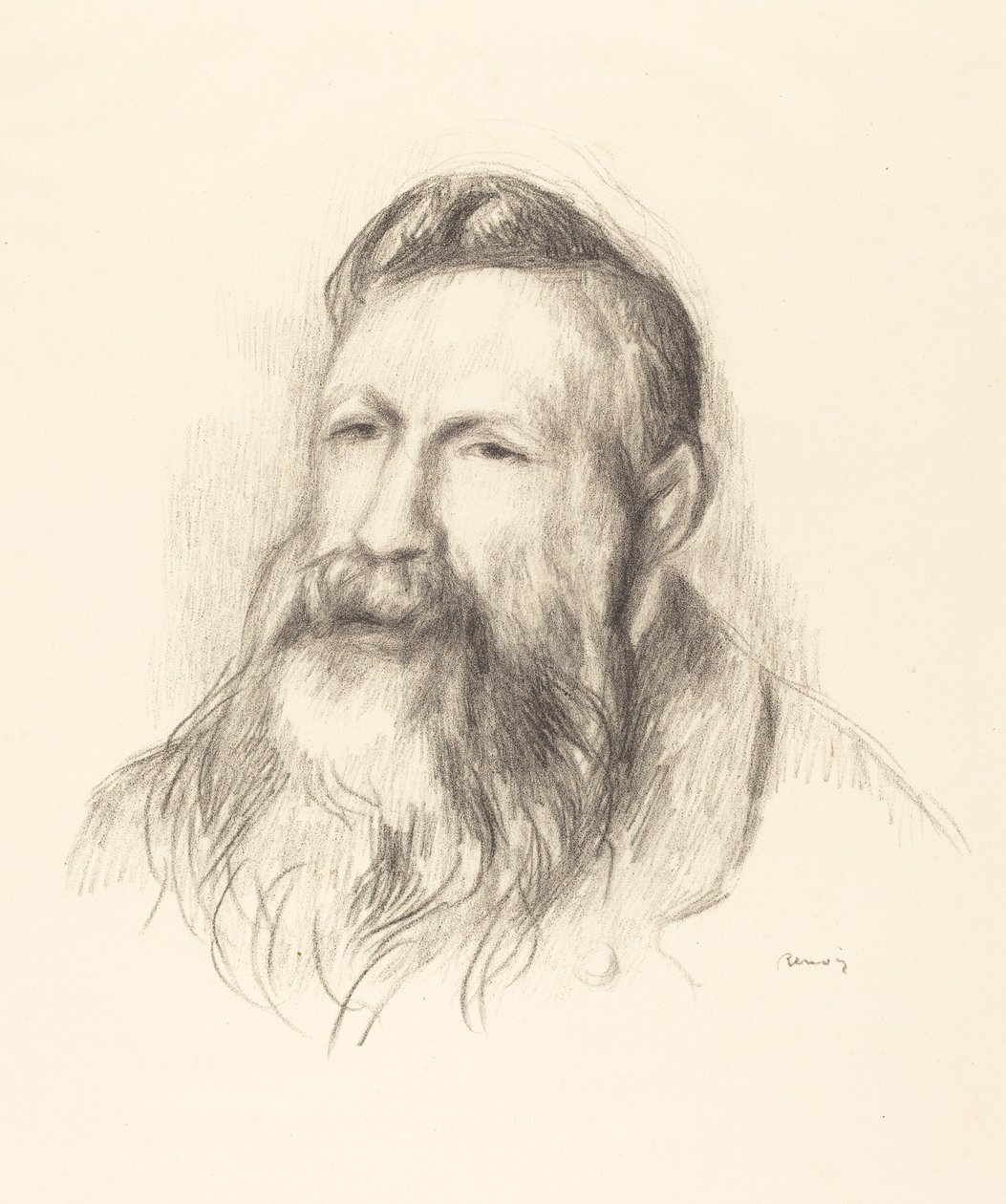 Auguste Rodin, ca. 1910. av Pierre Auguste Renoir