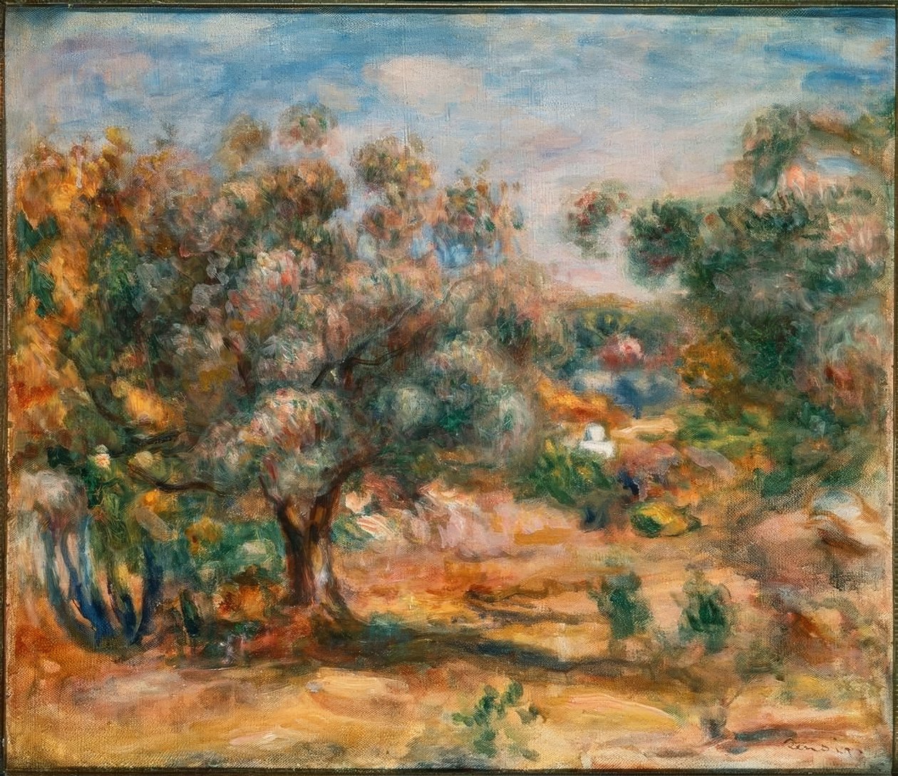 Cagnes av Pierre Auguste Renoir