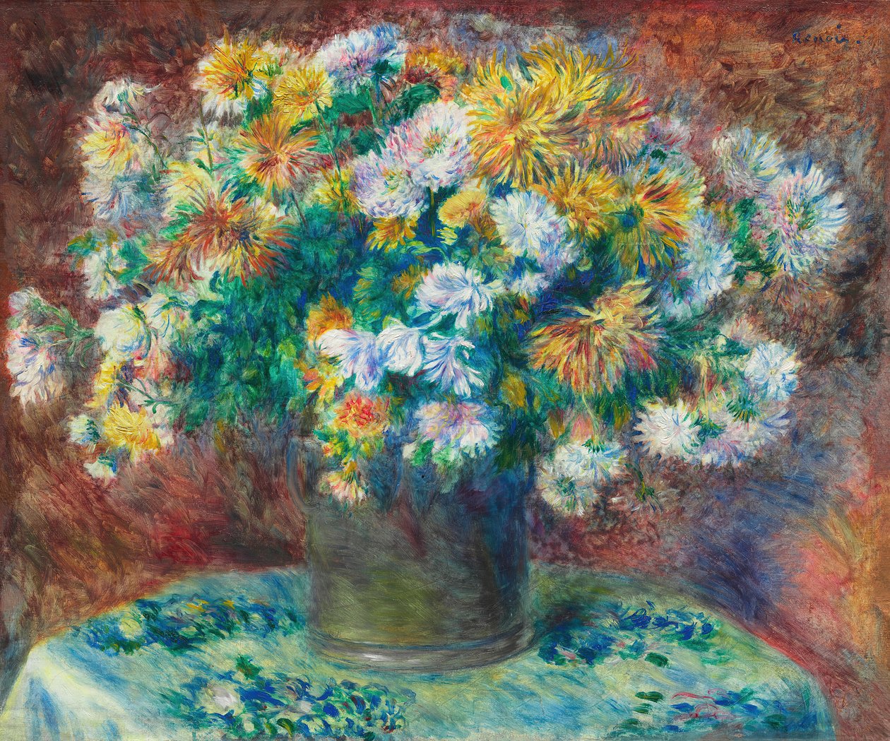 Krysantemum, 188182. av Pierre Auguste Renoir