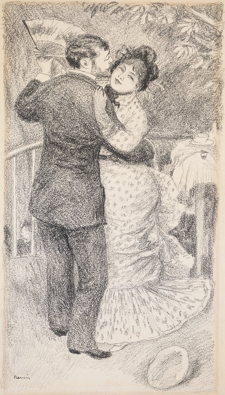 Landsdans, 1883 av Pierre Auguste Renoir