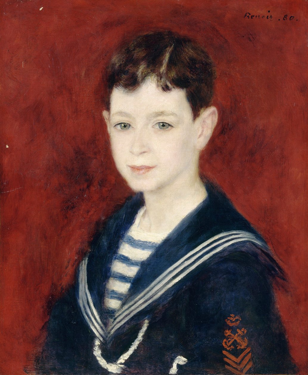 Fernand Halphen som gutt, 1880 av Pierre Auguste Renoir