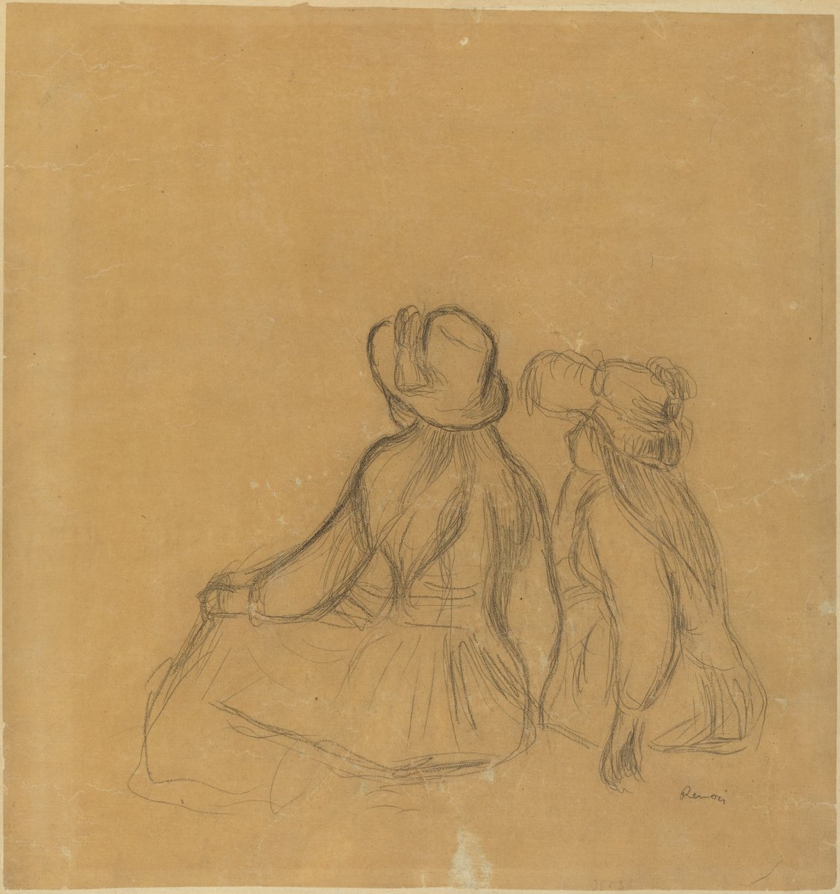 Jentetid, ca. 1890. av Pierre Auguste Renoir
