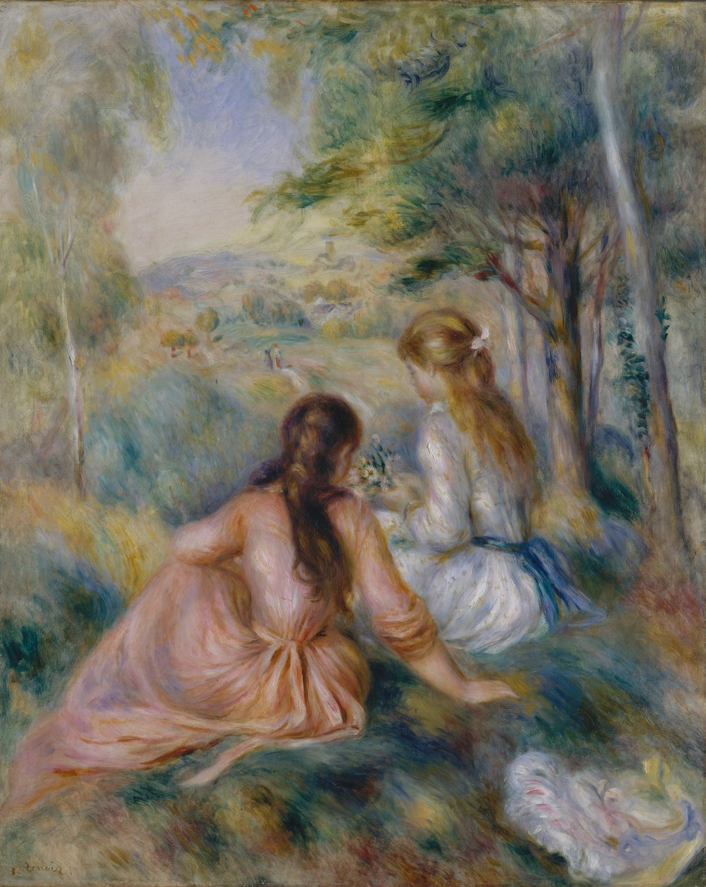I Engen, 1888-92. av Pierre Auguste Renoir