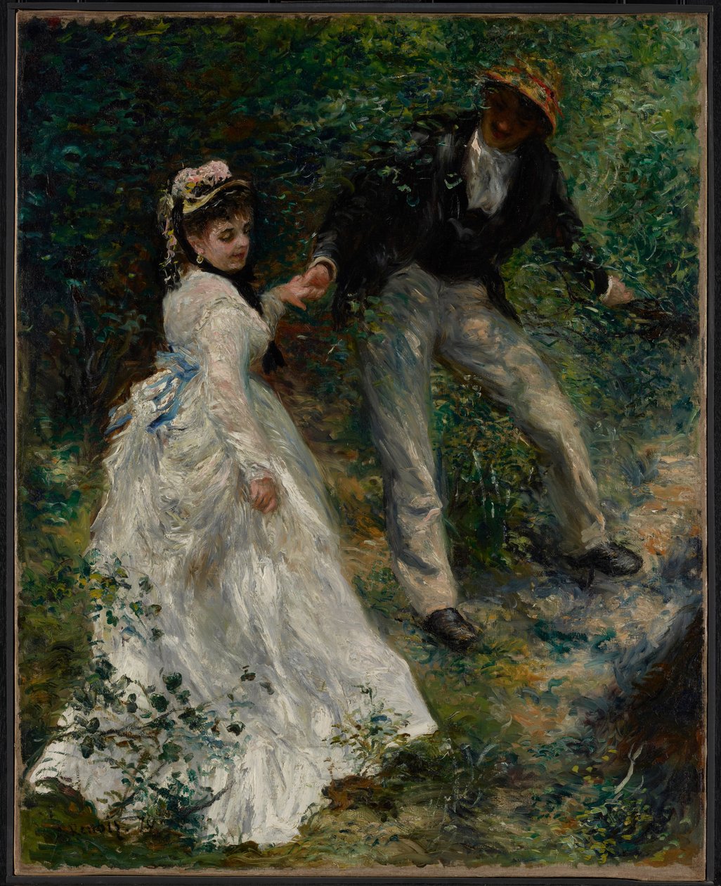 Promenaden, 1870 av Pierre Auguste Renoir