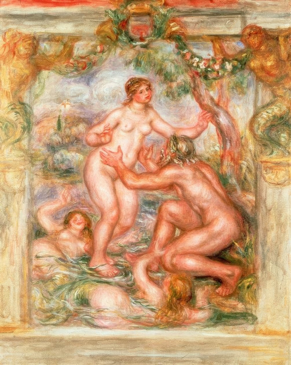 Saône går mot Rhône av Pierre Auguste Renoir
