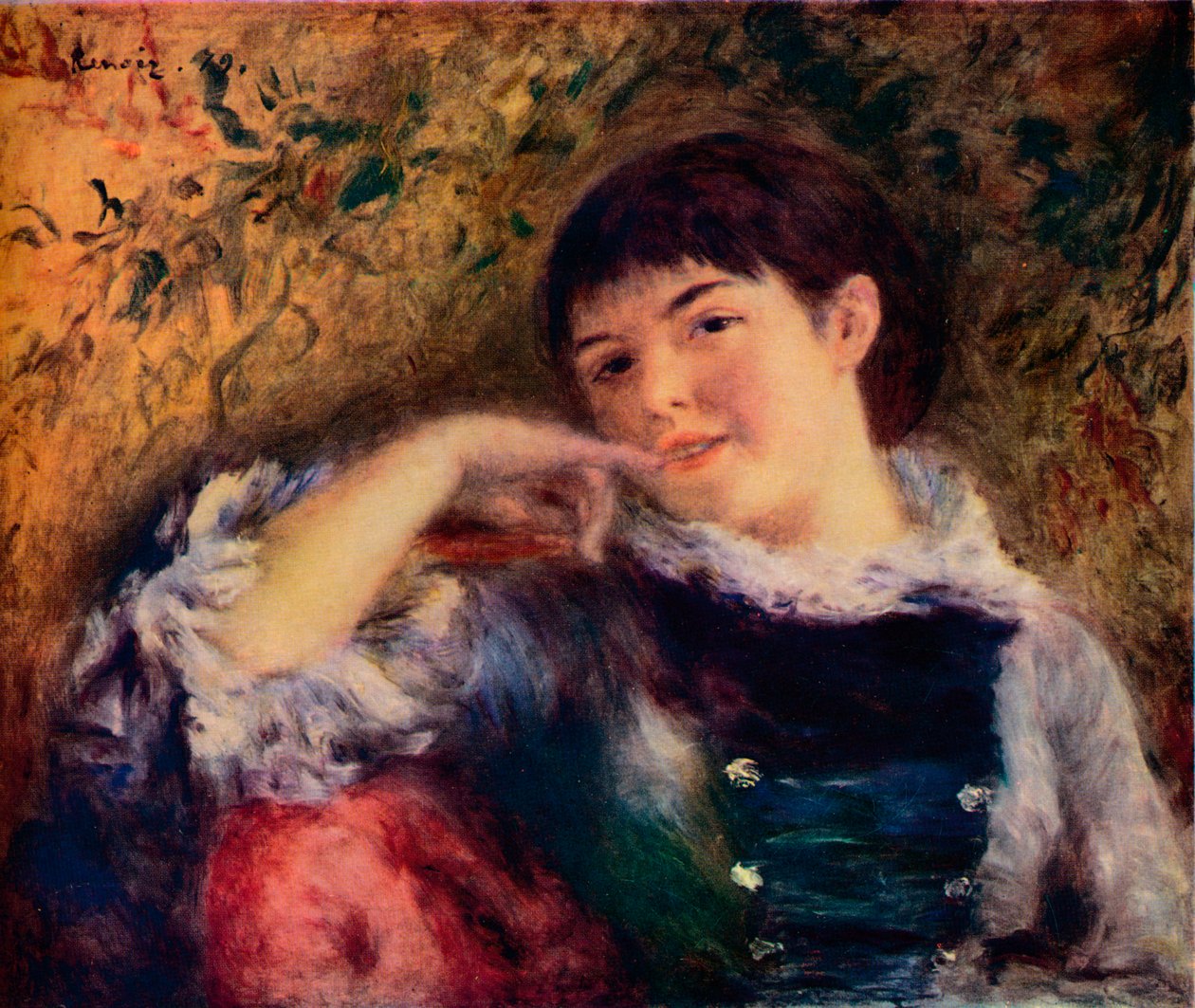Drømmeren, c1800-tallet av Pierre Auguste Renoir