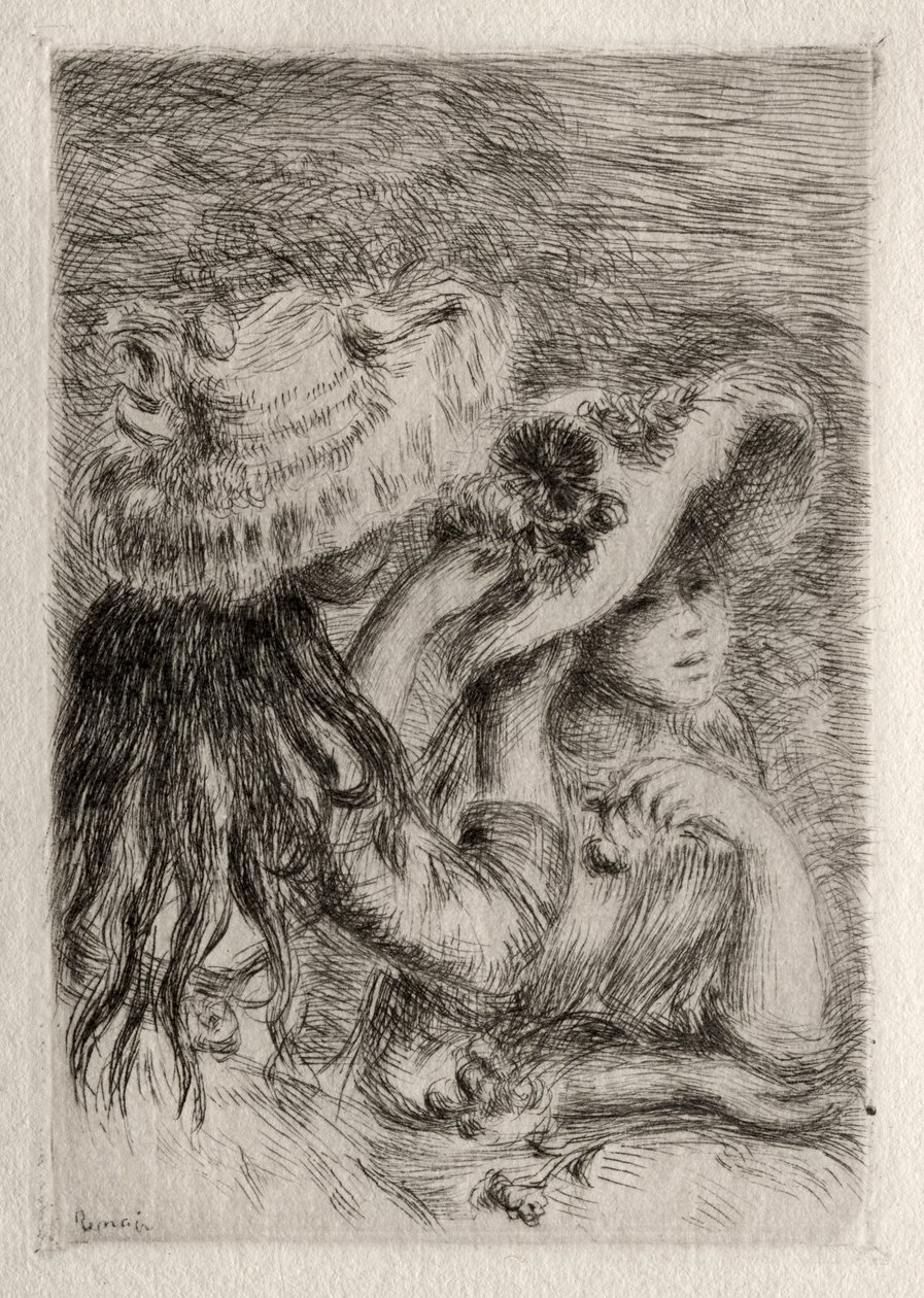 Den festede hatten av Pierre Auguste Renoir