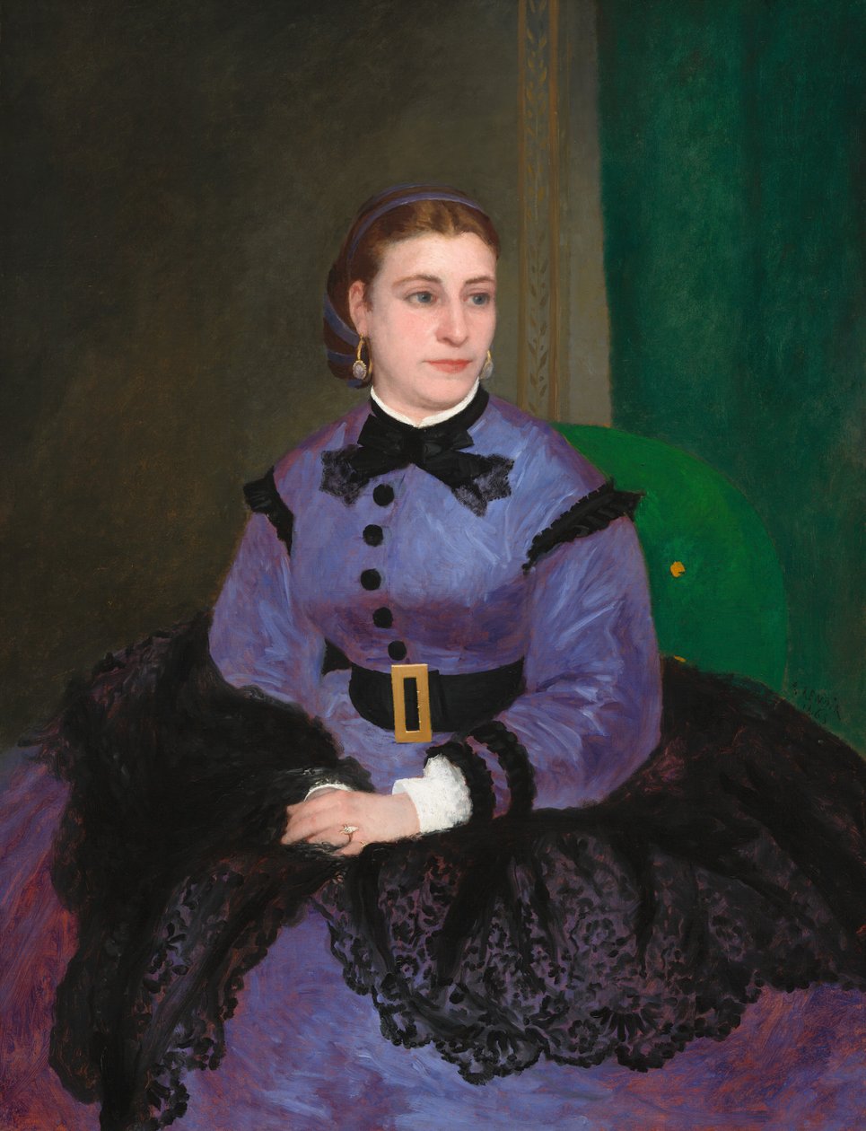 Frøken Sicot, 1865. av Pierre Auguste Renoir