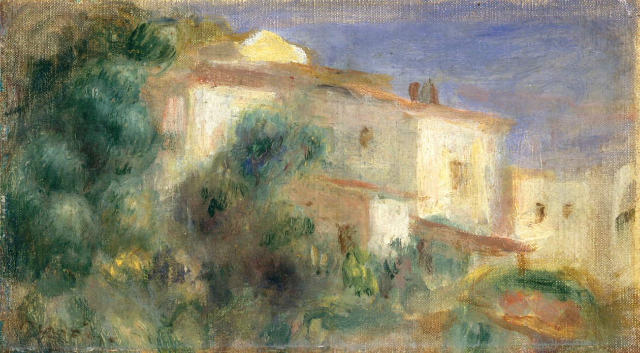 Postkontor, Cagnes, 1906-1907. av Pierre Auguste Renoir