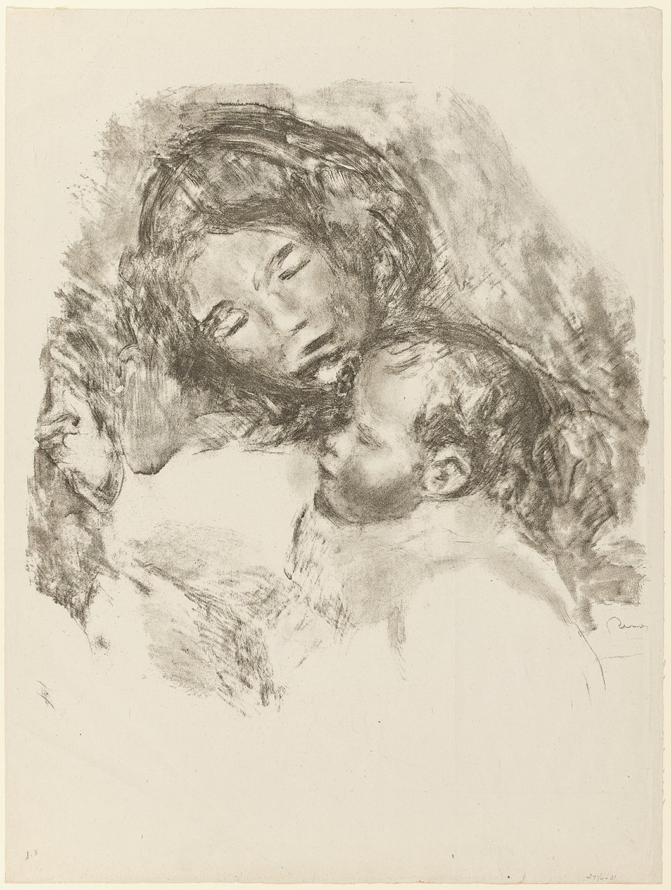 Barsel, stor tallerken av Pierre Auguste Renoir