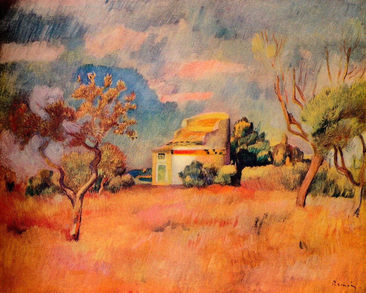 Mistral, ca 1800-tallet 1935. av Pierre Auguste Renoir