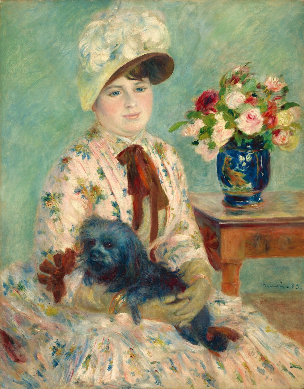 Frøken Charlotte Berthier, 1883. av Pierre Auguste Renoir