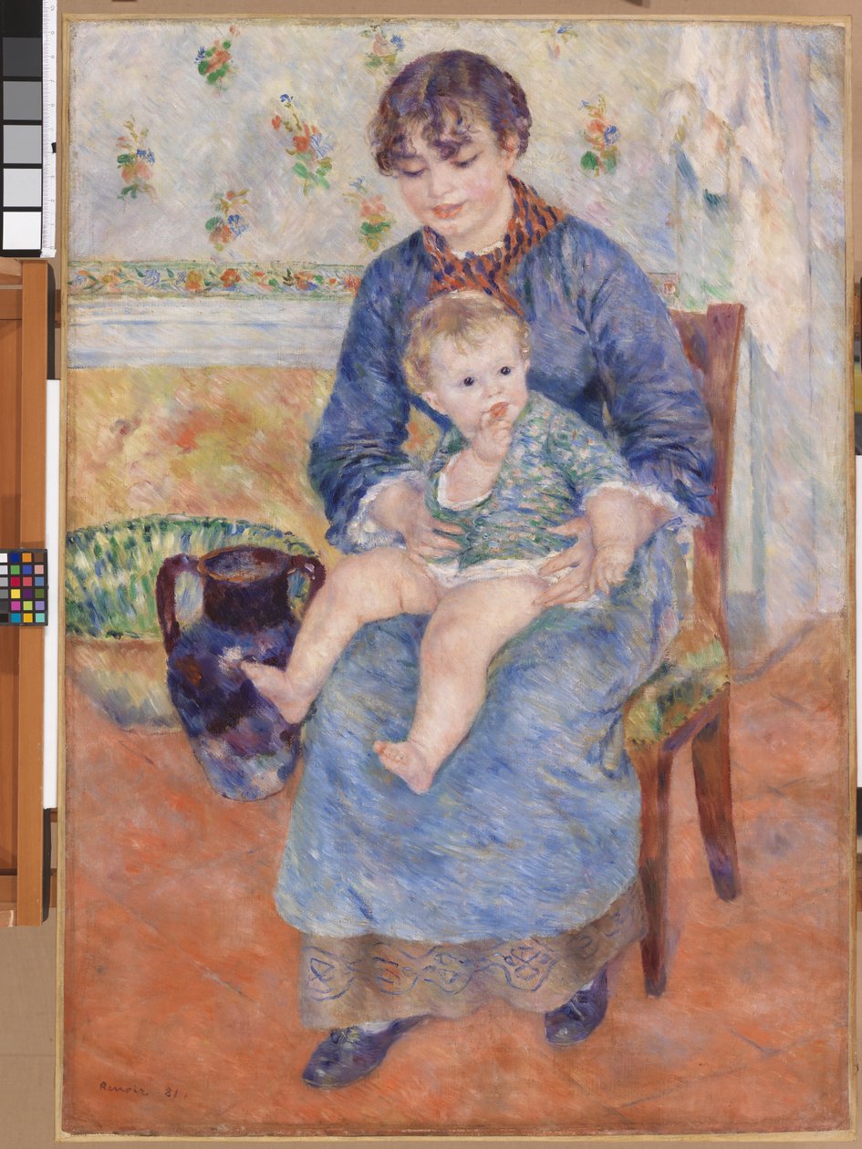 Mor og barn av Pierre Auguste Renoir