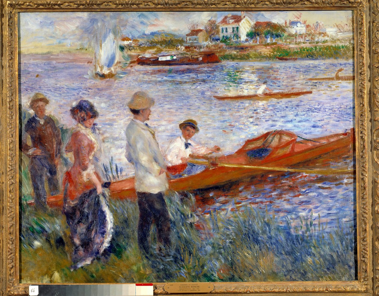 Åremenn på Chatou av Pierre Auguste Renoir