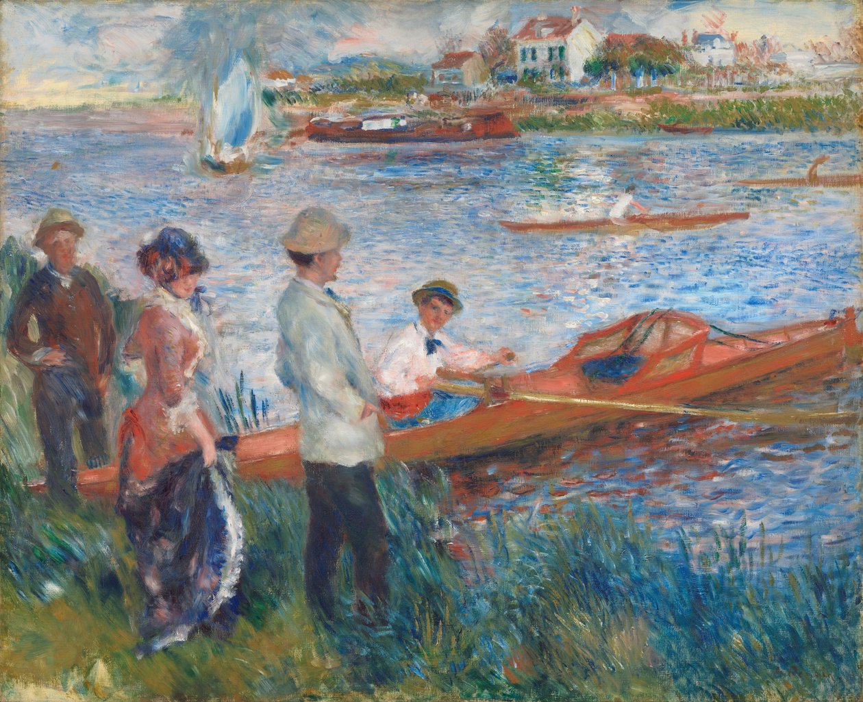Åremenn i Chatou, 1879. av Pierre Auguste Renoir