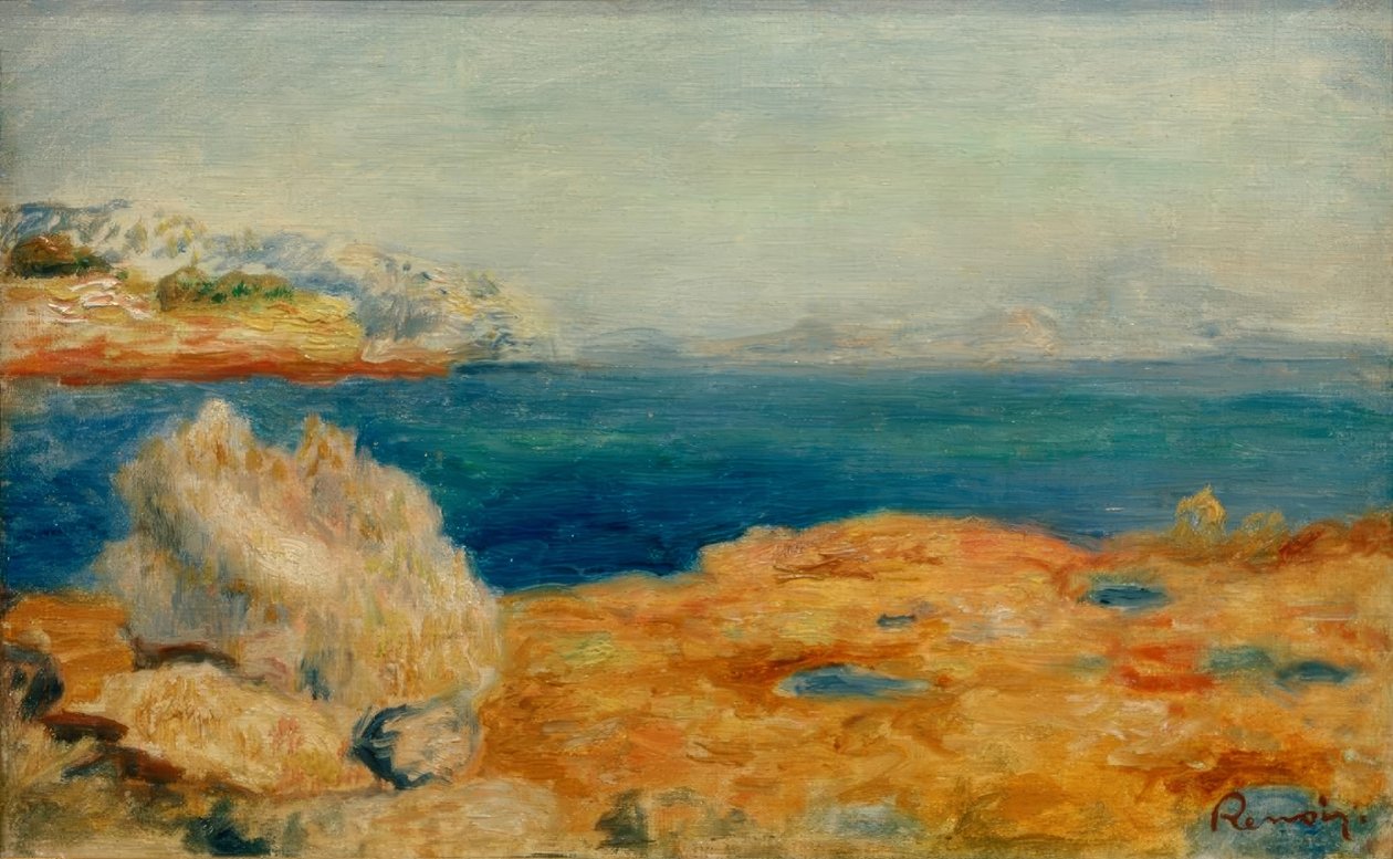 Kystlandskap av Pierre Auguste Renoir