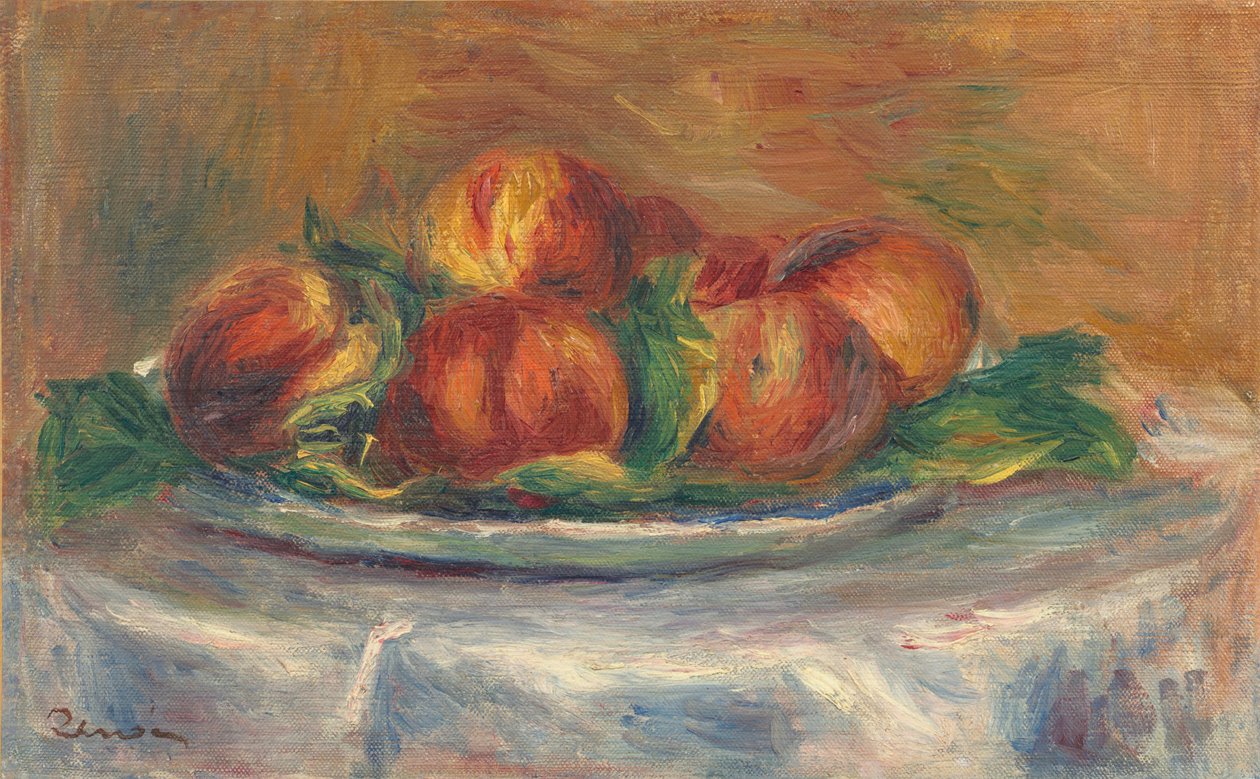 Fersken på en tallerken, 19021905. av Pierre Auguste Renoir