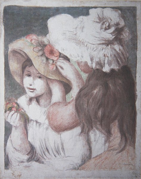 Fester hatten av Pierre Auguste Renoir
