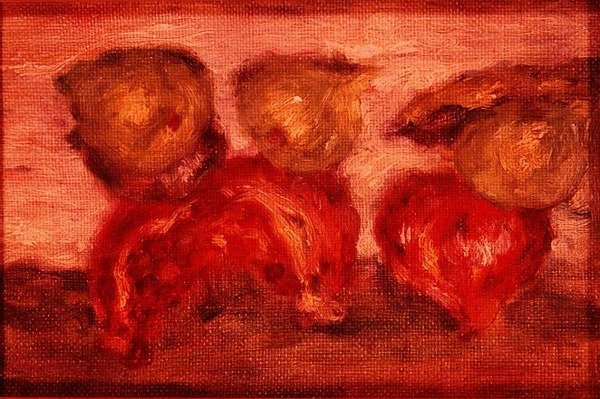 Granatepler og vannmelon av Pierre Auguste Renoir