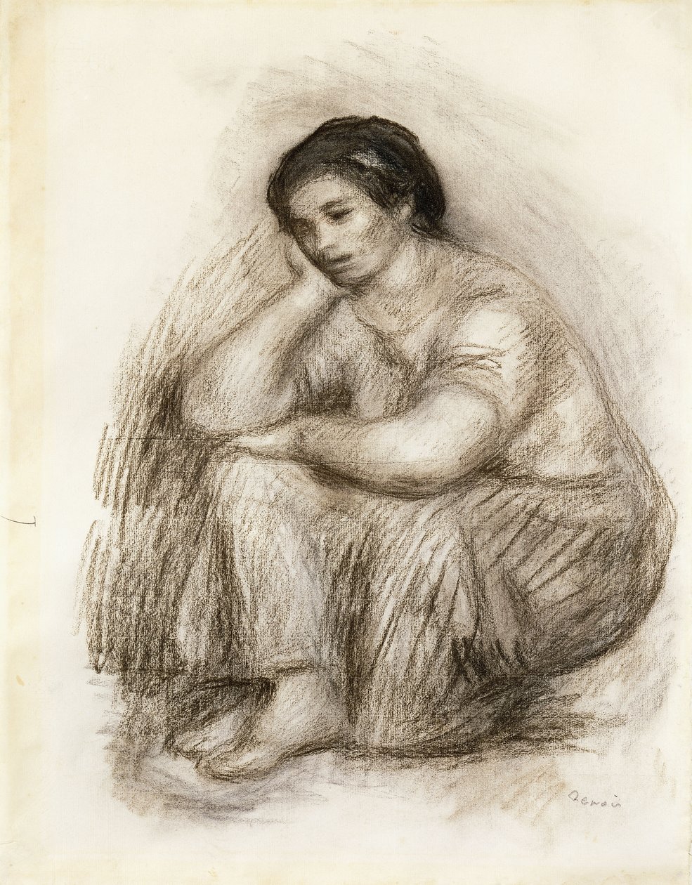 Portrett av Gabriella, av Pierre Auguste Renoir