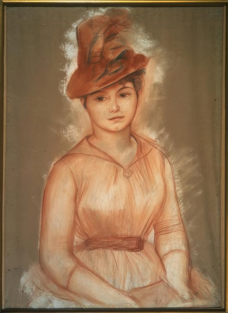Portrett av en kvinne av Pierre Auguste Renoir