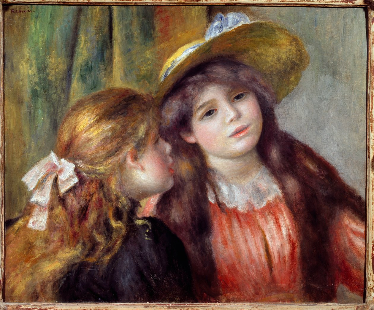 Portrett av to jenter av Pierre Auguste Renoir