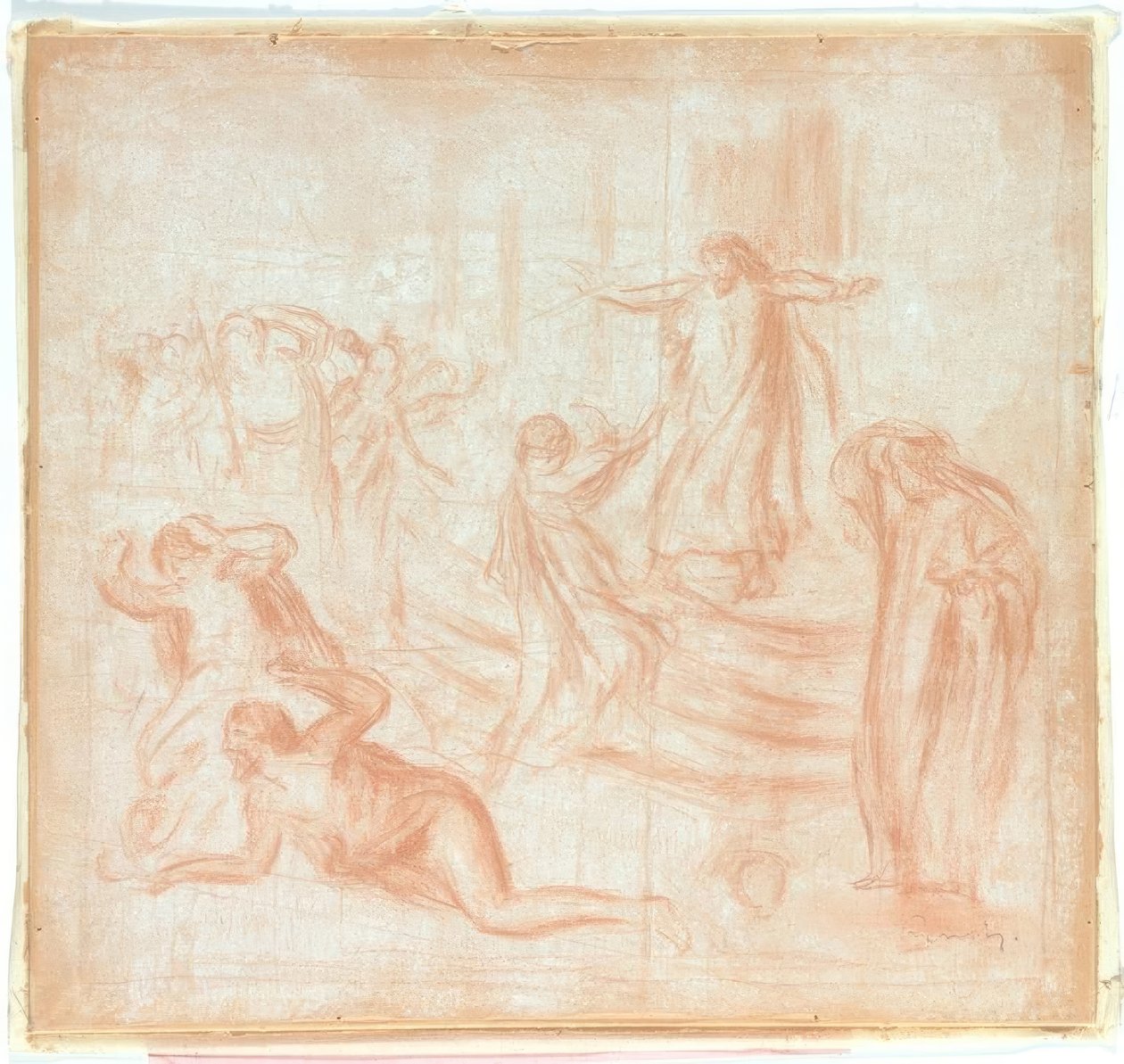 Skisse av Oedipus Rex av Pierre Auguste Renoir