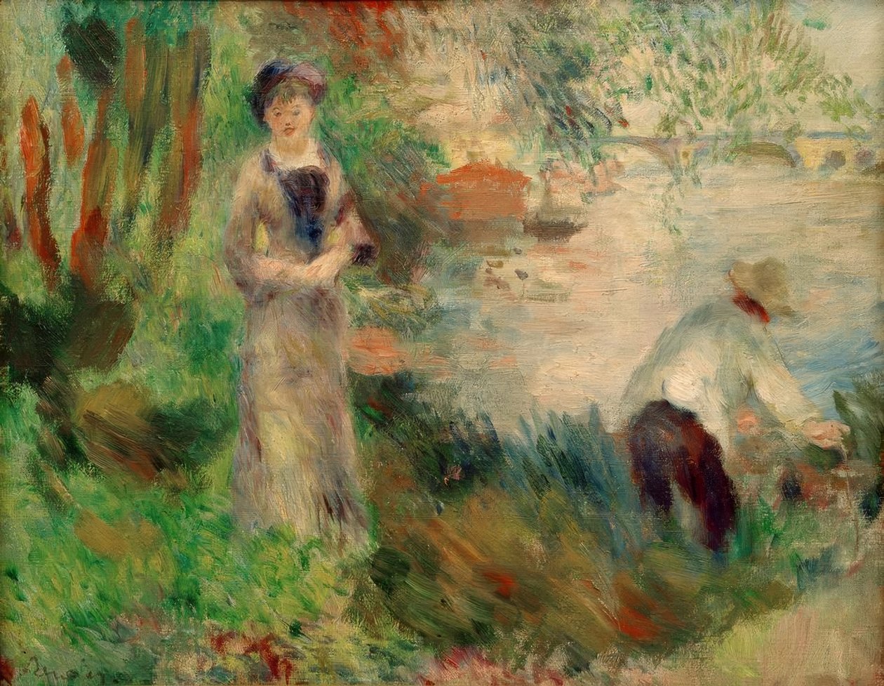 På Ile de Chatou av Pierre Auguste Renoir
