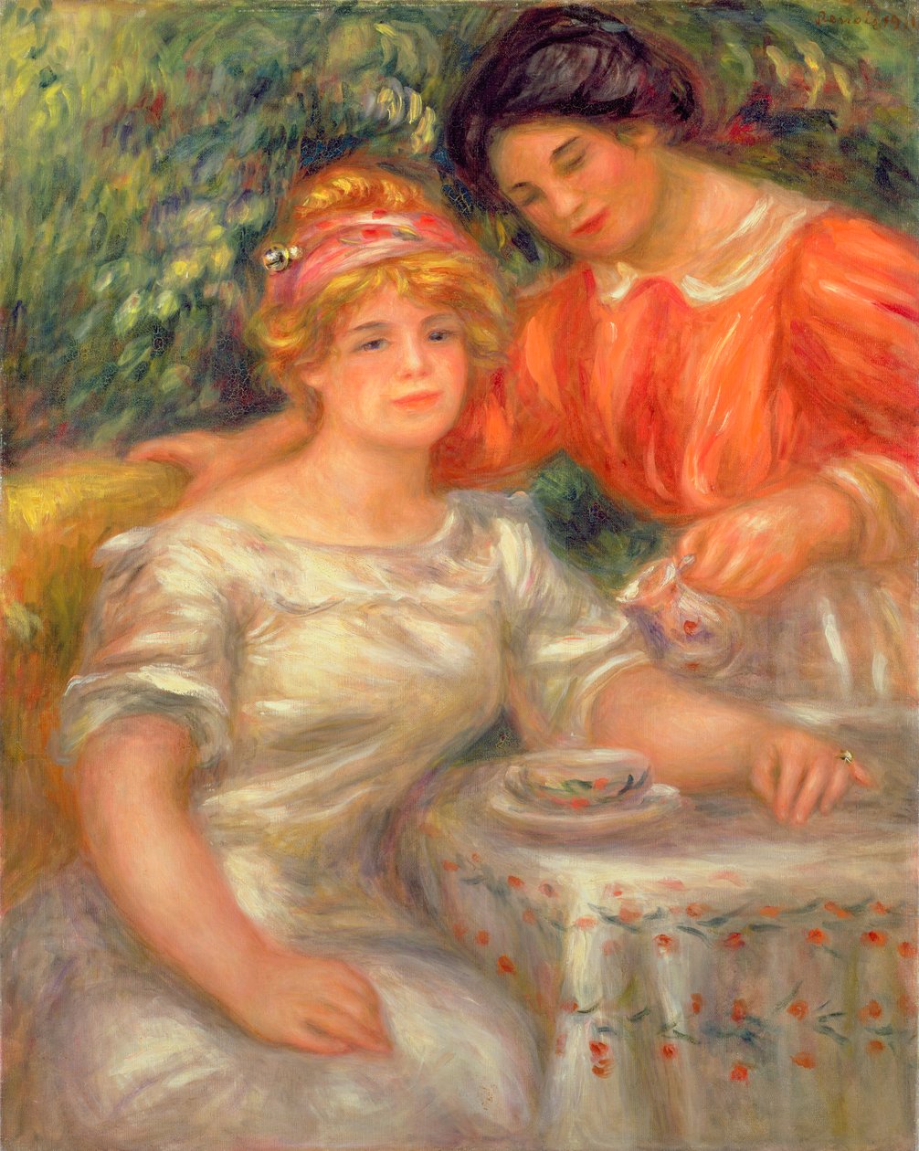 Tea Time av Pierre Auguste Renoir