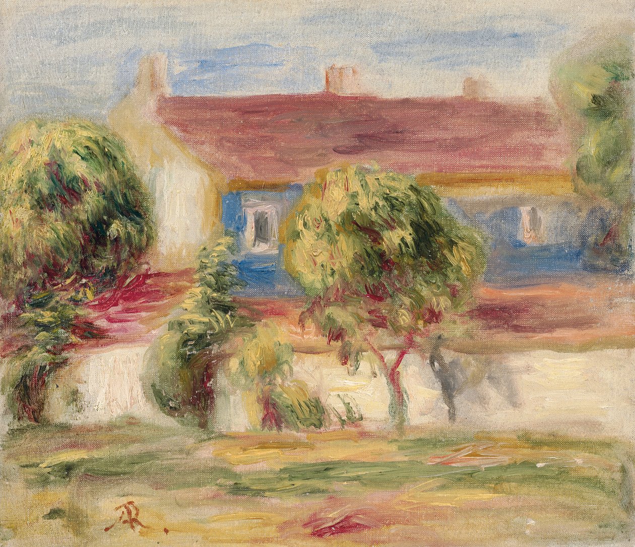 Kunstnerens hus, av Pierre Auguste Renoir