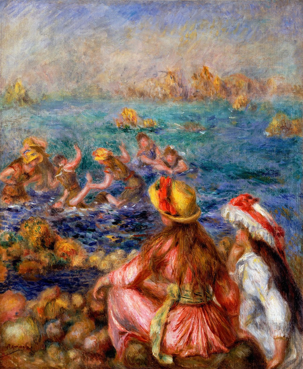 The Baders, 1892 av Pierre Auguste Renoir