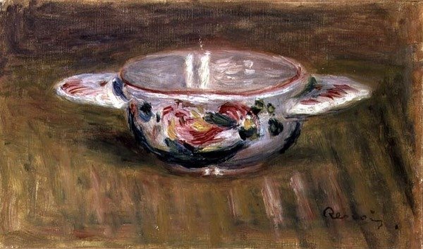 Koppen (olje på lerret) av Pierre Auguste Renoir