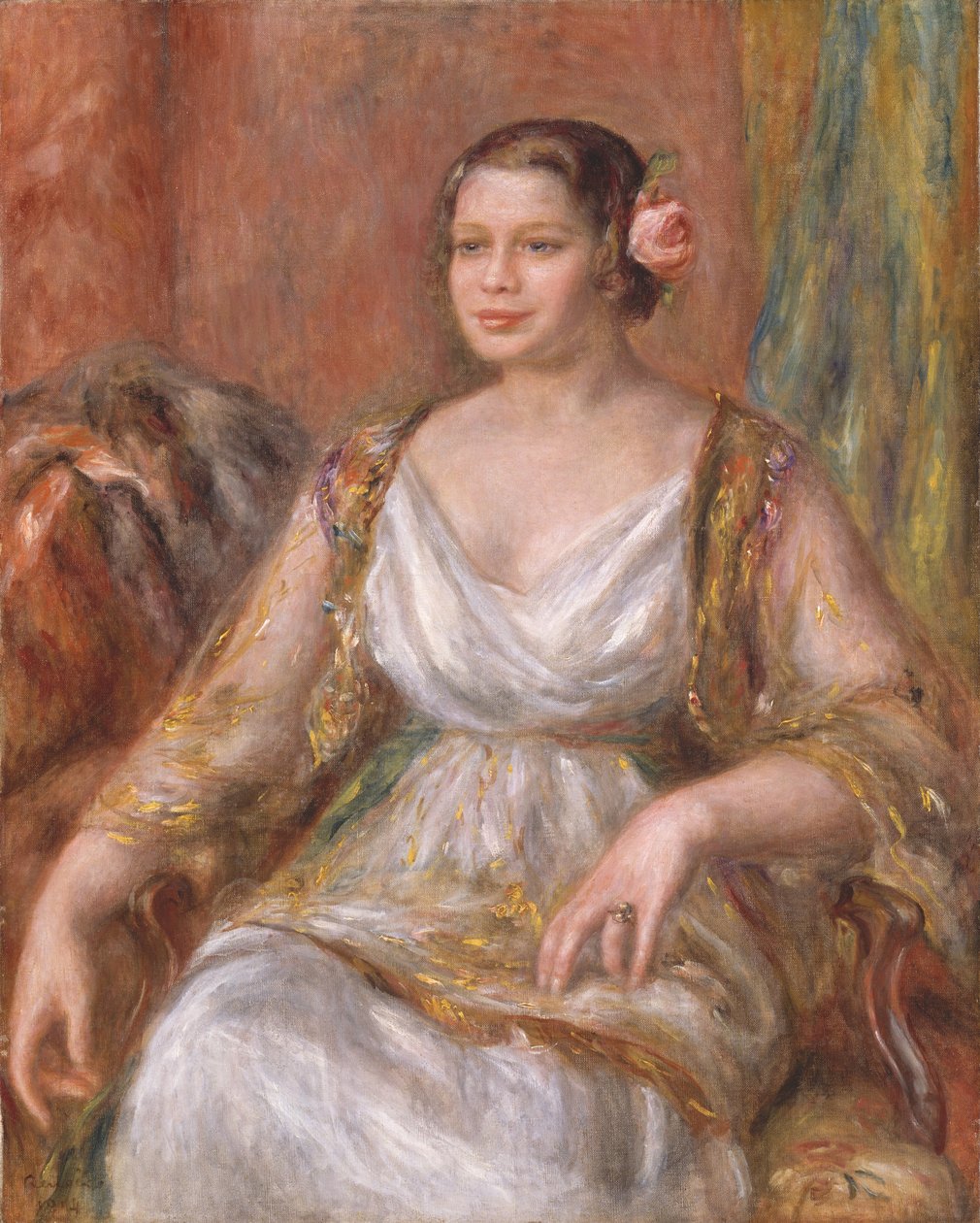 Tilla Durieux Ottilie Godeffroy, 1880-1971, 1914. av Pierre Auguste Renoir