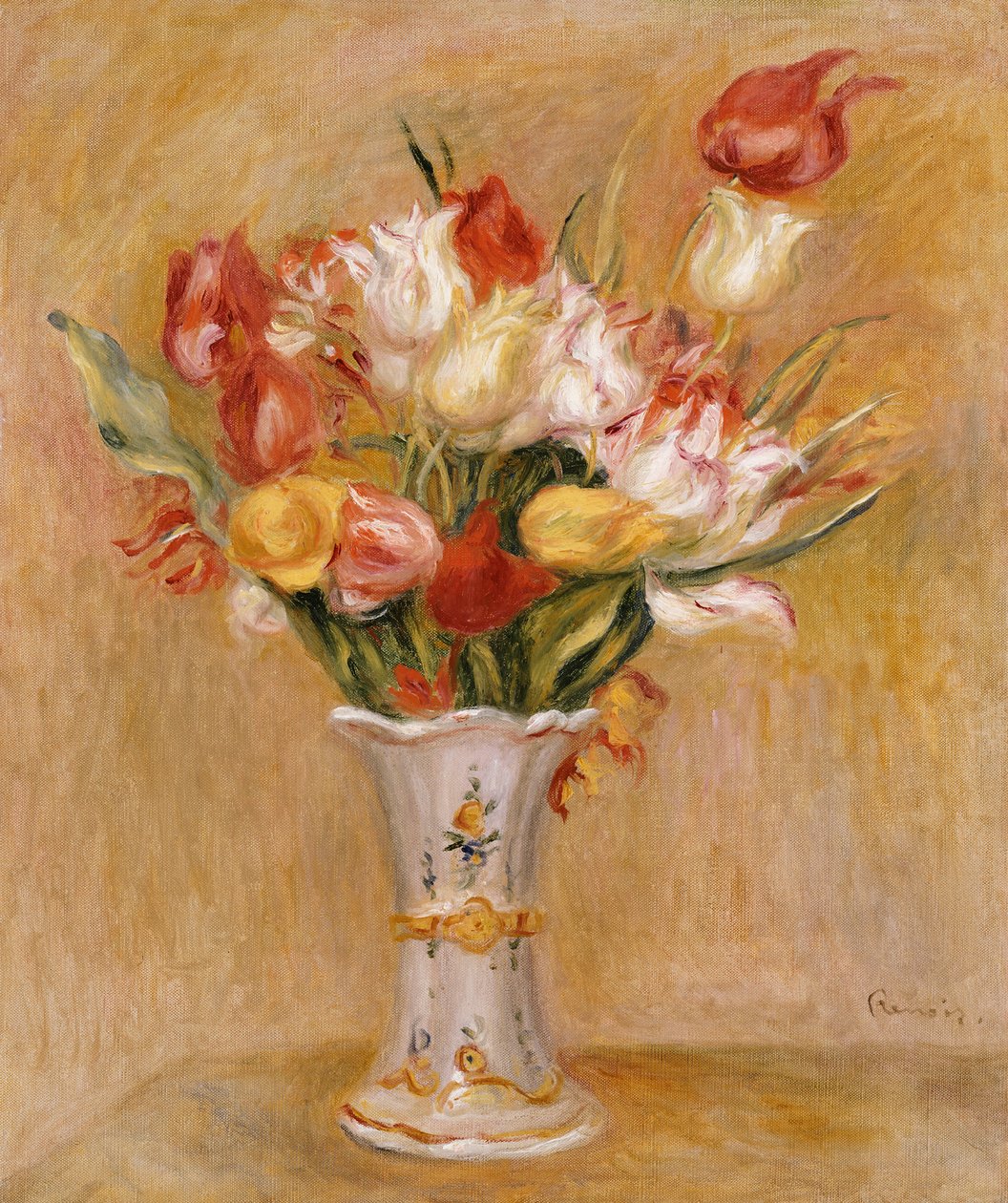 Tulipaner av Pierre Auguste Renoir