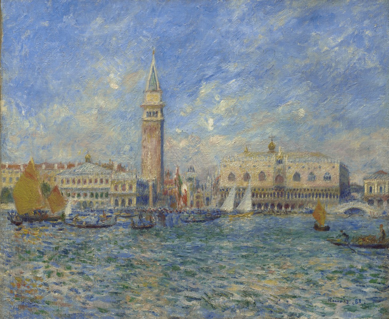Venezia, Dogepalasset av Pierre Auguste Renoir