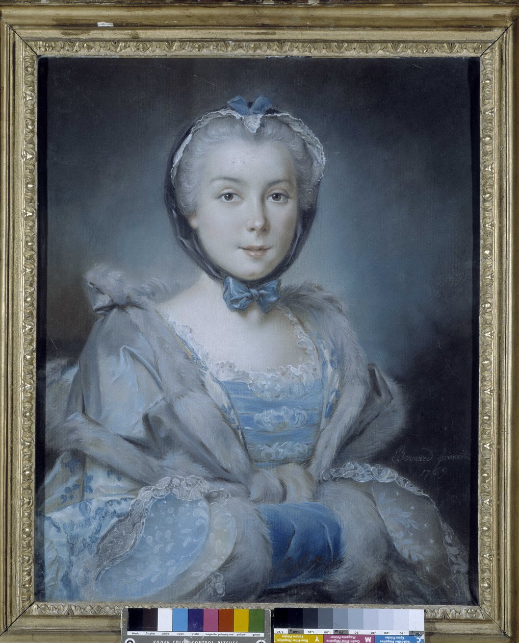 Portrett av en kvinne i blått av Pierre Bernard