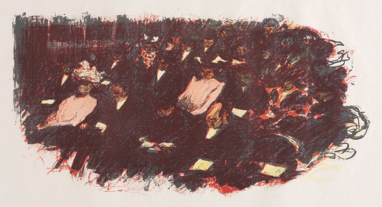 På teateret av Pierre Bonnard