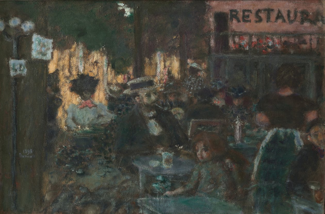 Kafé terrasse av Pierre Bonnard