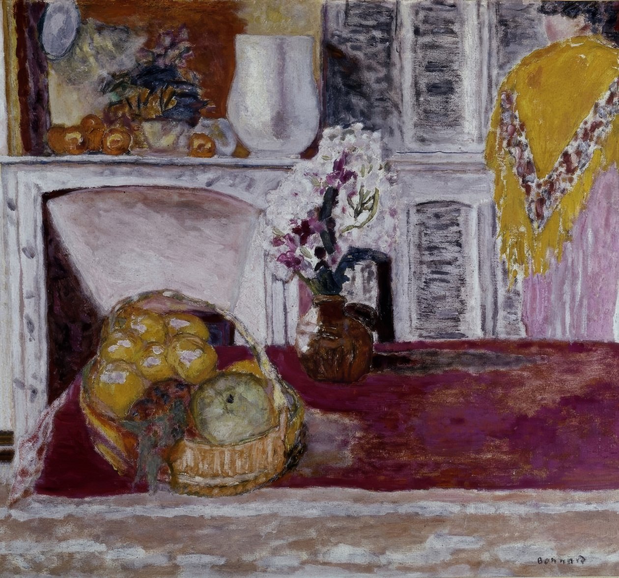Spiseplass i Le Cannet av Pierre Bonnard