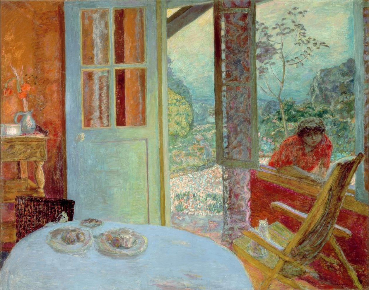 Spisestuen på landet av Pierre Bonnard