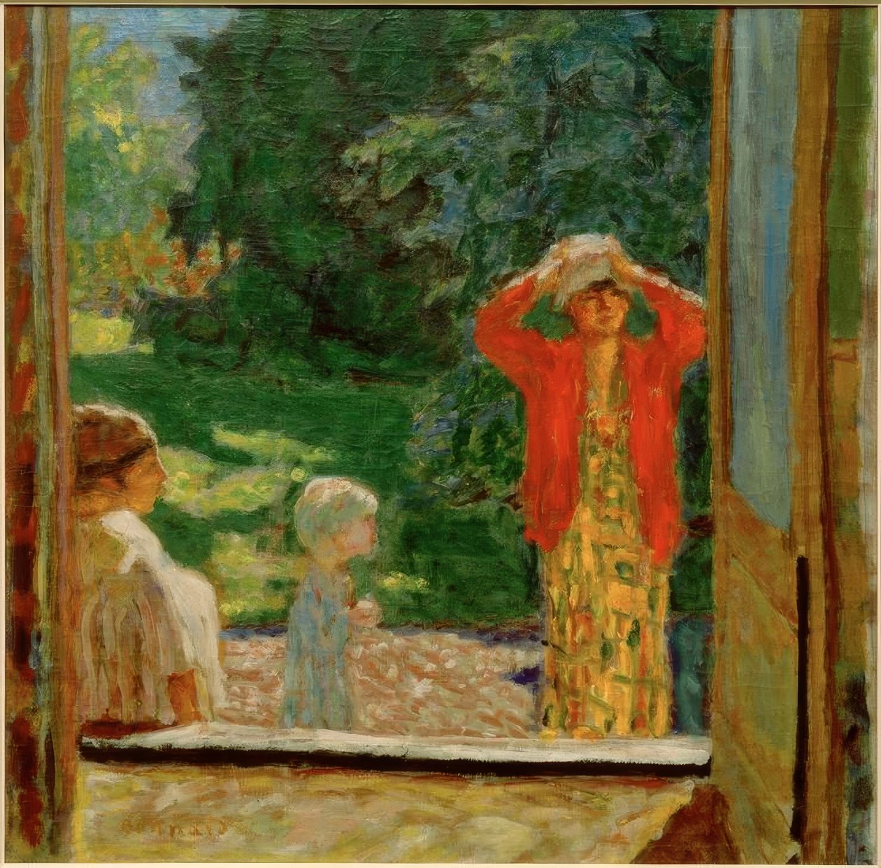 Foran vinduet av Pierre Bonnard