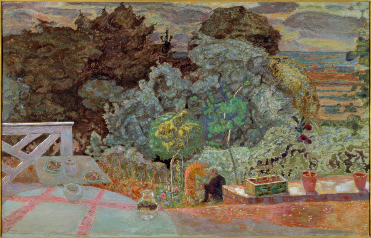 Terrassen av Pierre Bonnard