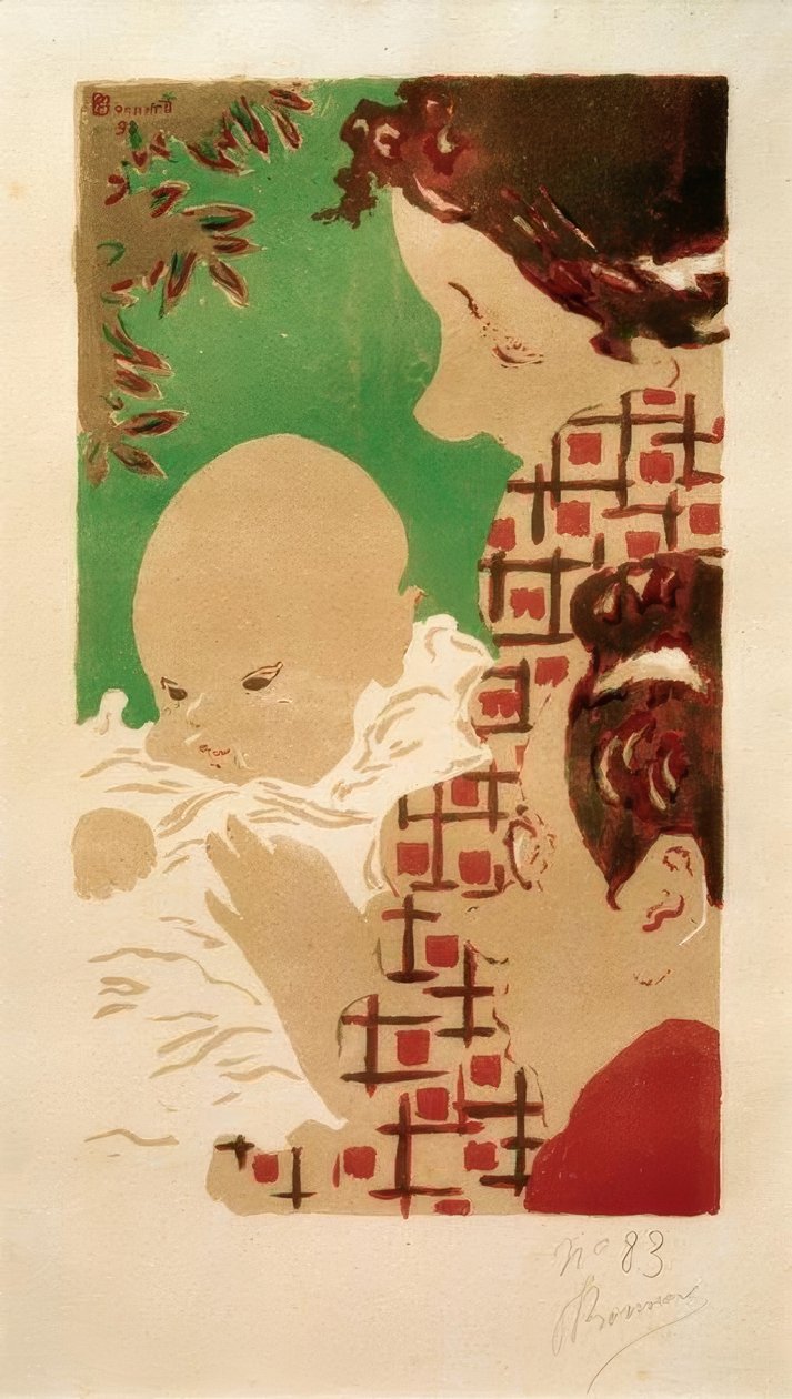 Familiescene av Pierre Bonnard